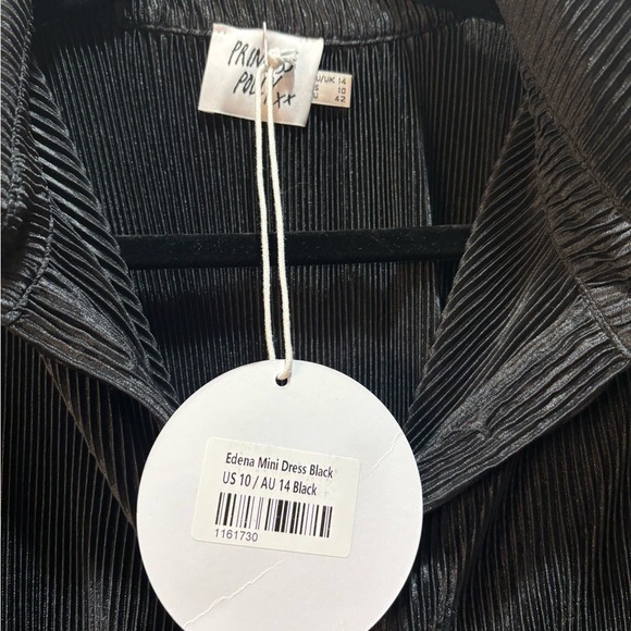 NWT Princess Polly Edena Mini Dress - Black - US 10 | Silky, Chic & Flattering ✨ - Picture 4 of 13